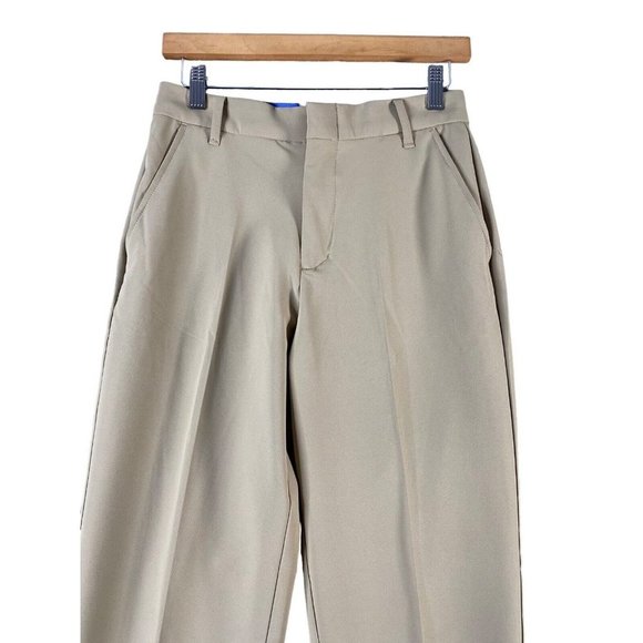 IZOD Boys Bi-Stretch Flat Front Stretch Dress Pant Medium Khaki Size 16 ITFFC00F - Picture 3 of 9